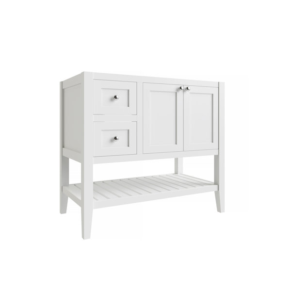 Red Barrel Studio® Akinola 36" Left Drawer Single Bathroom Vanity Base